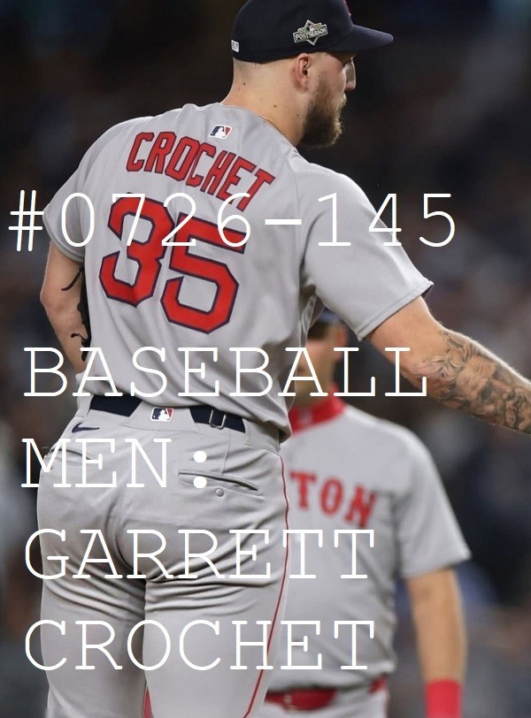 MALE PORTRAIT #0726-145- athletes series -baseball men- crochet -free ship/usa