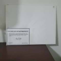 Brian K. Neely Photograph Of a Lion Signed 160/200 W Certification
