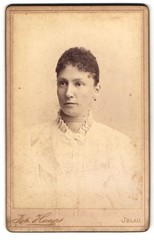Photograph Joh. Haupt, Iglau, Tiefgasse 11, portrait of an elegant lady
