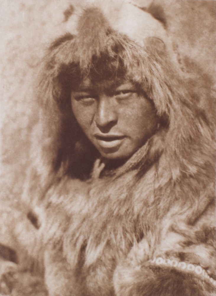 Edward S.Curtis Photogravure Nunivak Youth Classic Gravure Company
