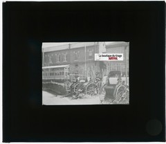 Transport, Asia, Japan, Photo Glass Plate, Black & White, Positive 8.5×10 Cm