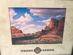 Southwest Fine Art Photo Print 9x 11 framed signed Indian Head Penny US 1905