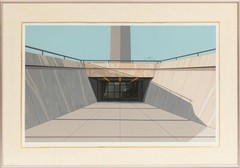 Richard Estes, Arch St. Louis from the Urban Landscapes No. I Portfolio, 1972