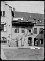 Old Black And White Photo Glass Plate Negative 13X18 Cm Colmar Collector