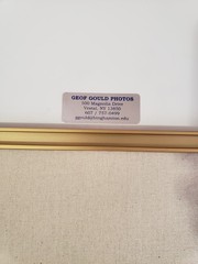 Original Framed Photograph Portrait Street Art by Geof Gould Vestal NY 20″x16″