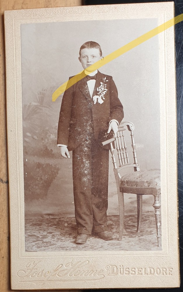 Gustav Mattessen? b. 18.12.1886 Cologne Ehrenfeld/CDV Josef Henne Düsseldorf