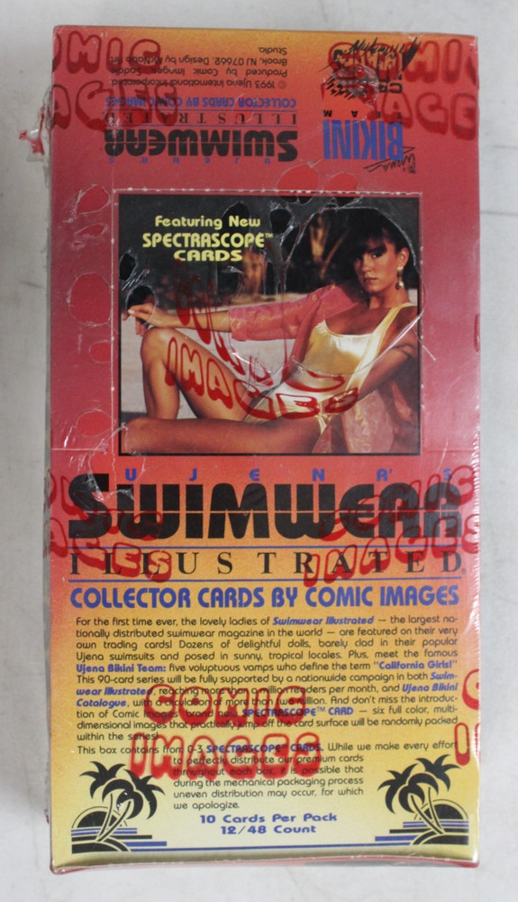 Comic Images Ujena’s Swimwear Illustrated Collector Trading Cards Sealed Box