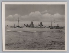 Steamer Stuttgart – Holiday Ship – Old Photo 1930s