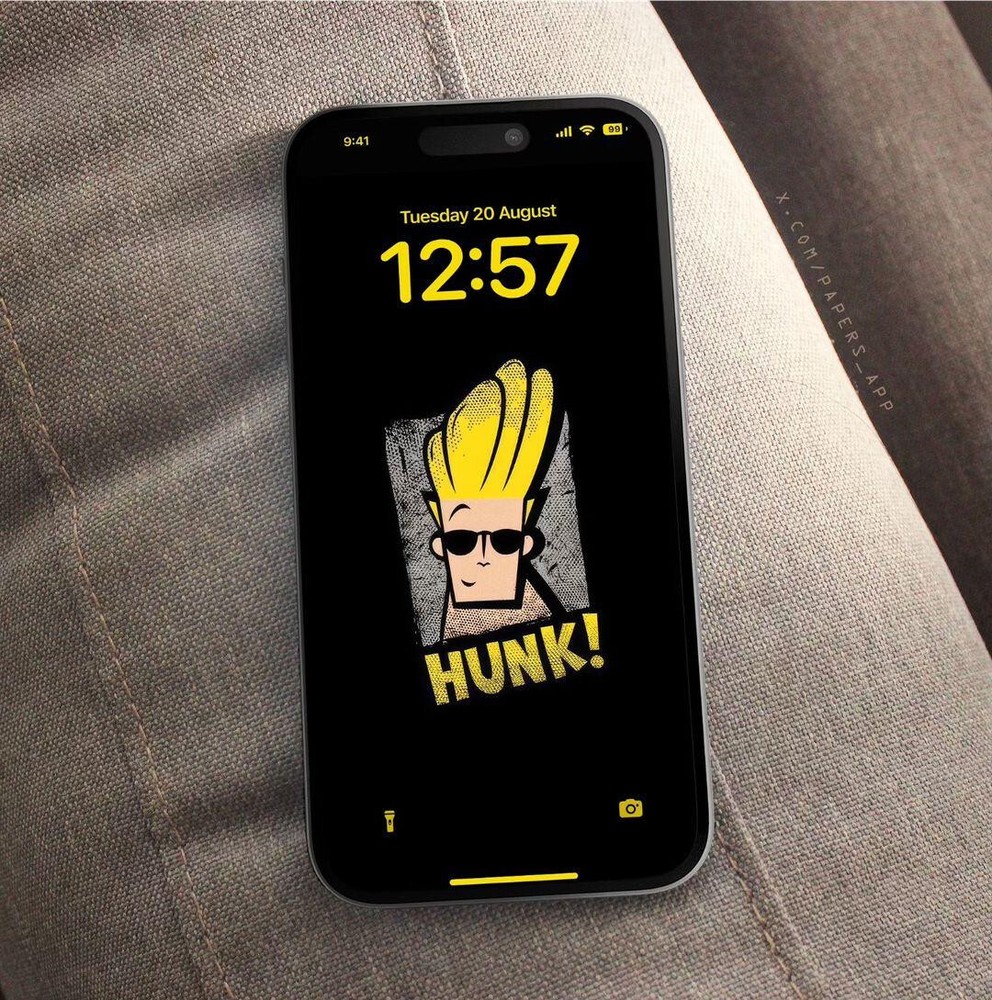 Johnny Bravo Digital Mobile Background Wallpaper | High Resolution | 1080x1920px