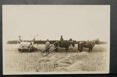 Photo Postcard Portrait Krupp Machine Farmer Farmer Horse Advertising Technology Old
