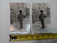 VTH 2 photos Jewish man praying at the Wailing Wall Jerusalem, Israel Holy City