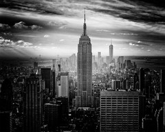 Empire State Building and downtown New York City 8″x10″ Photograph Print 8×10