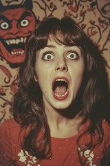 5 ~ 4X6 Glossy HORROR Fine Art ‘ SCREAM QUEEN ‘ Photo FANTASY Set ! 211359089