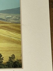 VTG Italian Photograph Tuscany (5×7) CHAPEL IN THE HILLS Murphy Matted 8”T 10”W
