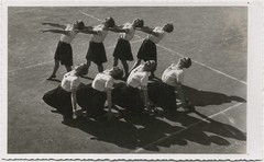 Original Vintage 1920s Czech gymnasts, Sokol, expressionist dance