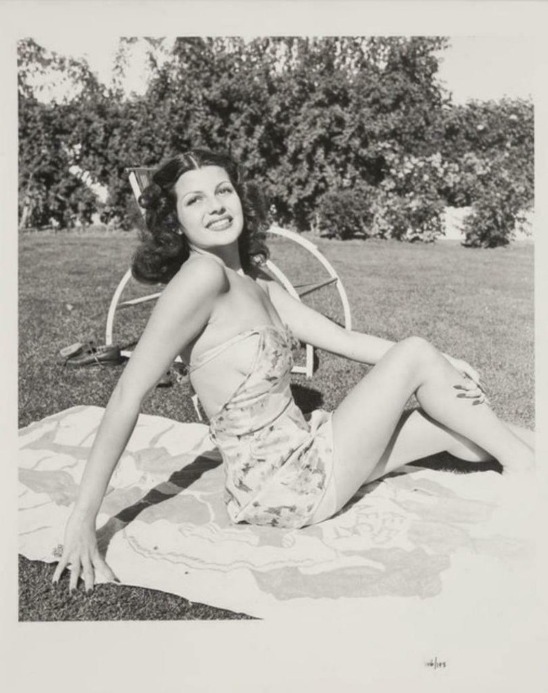 Frank Worth Rita Hayworth Limited Photograph Celebrity Actress Hollywood