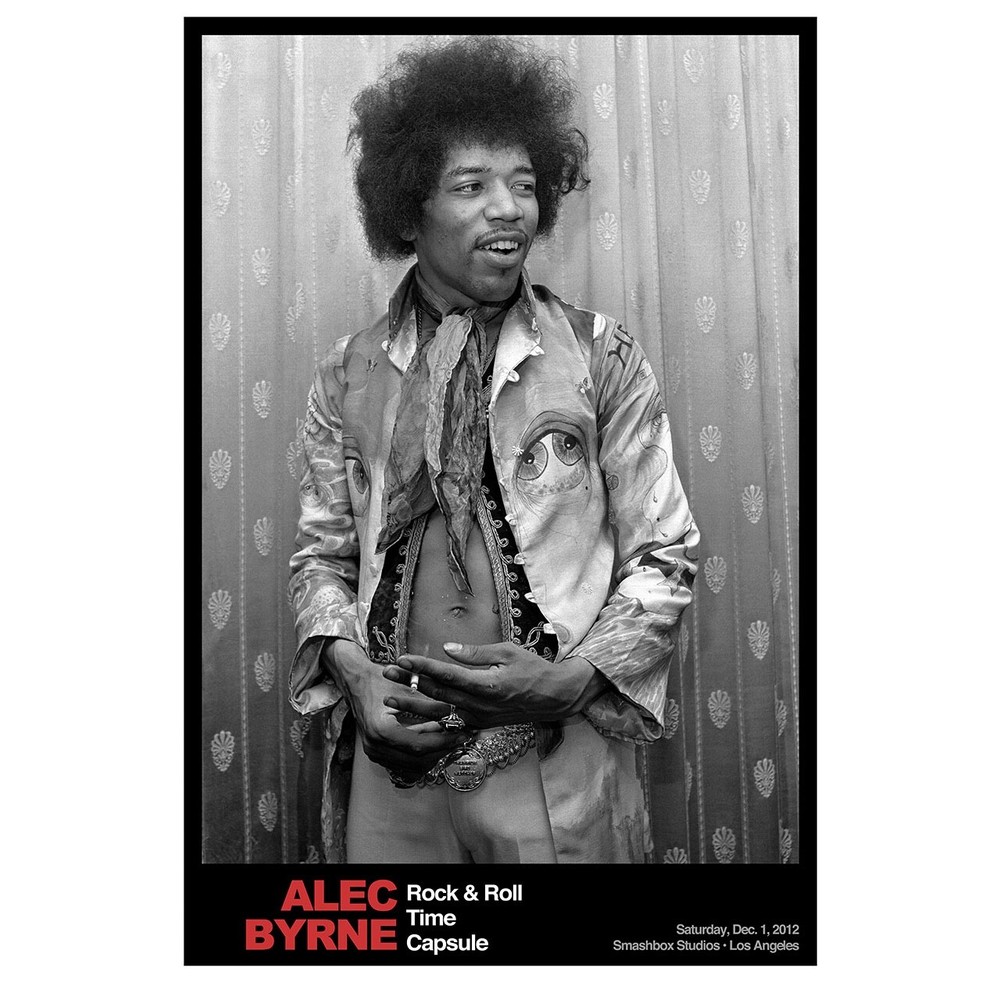 Alec Byrne: Rock & Roll Time Capsule (2012) Limited Run Exhibition Lithograph