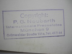 Mannequin in Leopard Coat in Front of Tiger Vintage Photo P. G. Neubarth