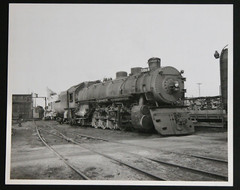 Union Pacific Steam Locomotive Engine 5069 8×10 Photograph Vtg 50s OOAK Railway