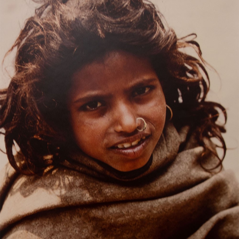 Portrait Photography Girl Portrait Kathmandu Nepal Unsigned Color Photography 1989