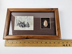 Marguerite Fields Lithograph «Mystic Warriors» Framed Matted Arrowhead Art Print