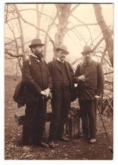 4 photographs Tamm, Dr. Eduard Martz co-founder of Marabuwerke GmbH