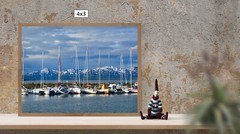 Sailboats in Tromso Marina, High Resolution Image, Many Formats, TV Art