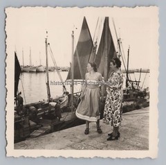 Cattolica Gabicce Mare 1952 – Fisherman – Vintage Photo 1950s