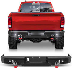 Rear Bumper for 2009-2018 Ram 1500 & 2019-2025 Ram 1500 Classic | Steel Bumper W