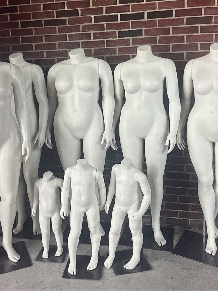 “MANNEQUIN FAMILY” Art Photography by Scott Mitchell “STUDY of BODY TYPES” ART