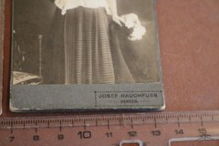 Two old CDV photos – portraits of pretty women from Bensen