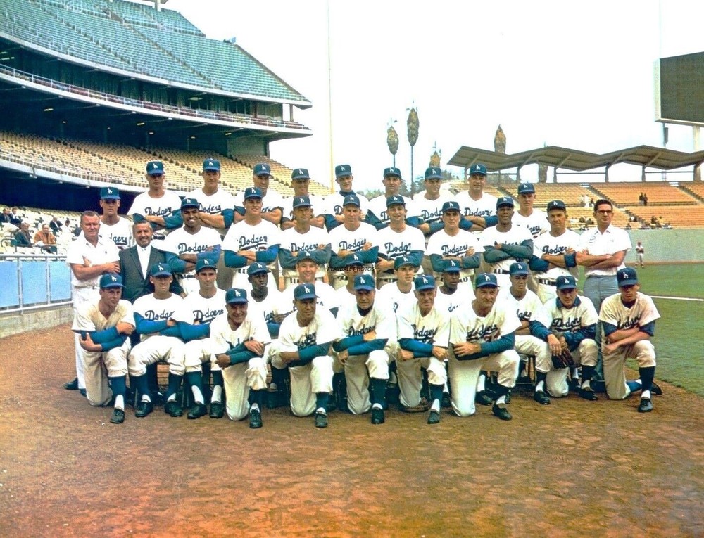1962-dodgers-new 8×10 Colorized Print-FREE SHIPPING