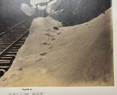 Antique ANDREW J RUSSELL Halls Cut’ Union Pacific RAILROAD Great West PHOTOGRAPH