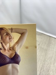 Contemporary Pinup Girl 4×6 Photo – Fine Art Nude Color Print – Blonde Model