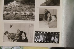 11 piece photo hunting hunter game 1962 Rhine rifle album page vintage BD
