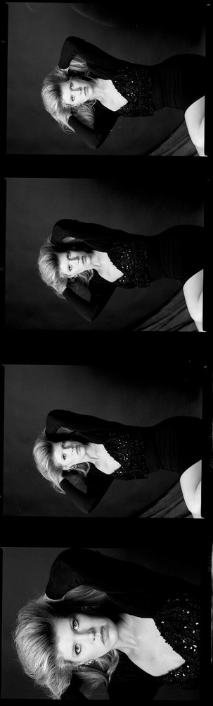 1 roll 14 negatives black & white medium format Kodak TMAX film sexy pin ups