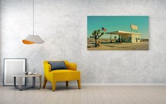 Special Price!!Photograph California Motel Abandoned Places Acrylic Glass 180×100 cm