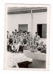 10893- photo * soldier group * uniform * Africa? WW2
