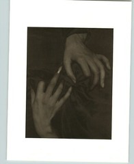 1920 1978 Alfred Stieglitz Hands Sew Thimble Georgia O’Keeffe Tritone Art Photo