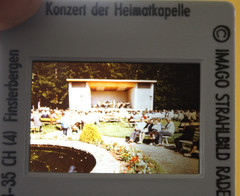 Photo Finsterbergen 1979 concert home band slide picture GDR CA