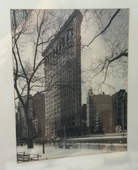 Christopher Bliss «NYC Scenes» Flatiron Building NYC Black & White Photo Framed