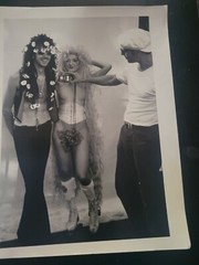 Vintage Photo Of Hippie Couple in Roller Skates 11×14