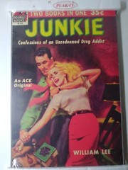 Plak-It JUNKIE Pulp Fiction cover 17 Inch x 11 Inch Print Plaque