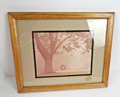 Vintage Art Gore Photograph Original Print Colorado Artist ’82 Framed Sepia Tint