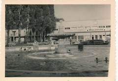Old BW Photo Outdoor Pool approx. 7 x 10.5 cm Collection resolution al4974e