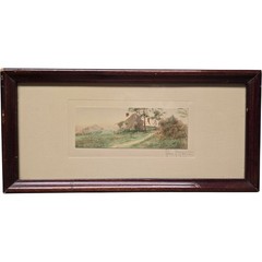 Charles R. Higgins (1867-1930) Hand Colored Platinum Photo