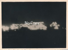 München Oktoberfest At Night 1931 Vintage Original Photo, Black & White