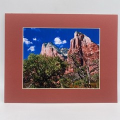 Matted Southwest Mountain Landscape Photo Print 11 X 14 Wall Art Gallery Decor