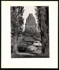 12 photographs view Leipzig, PGH film & image, photos: Heyde, life in social