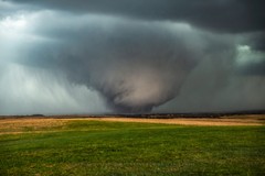 Storm Photography Print – Picture of Large Tornado on Spring Day in Kansas